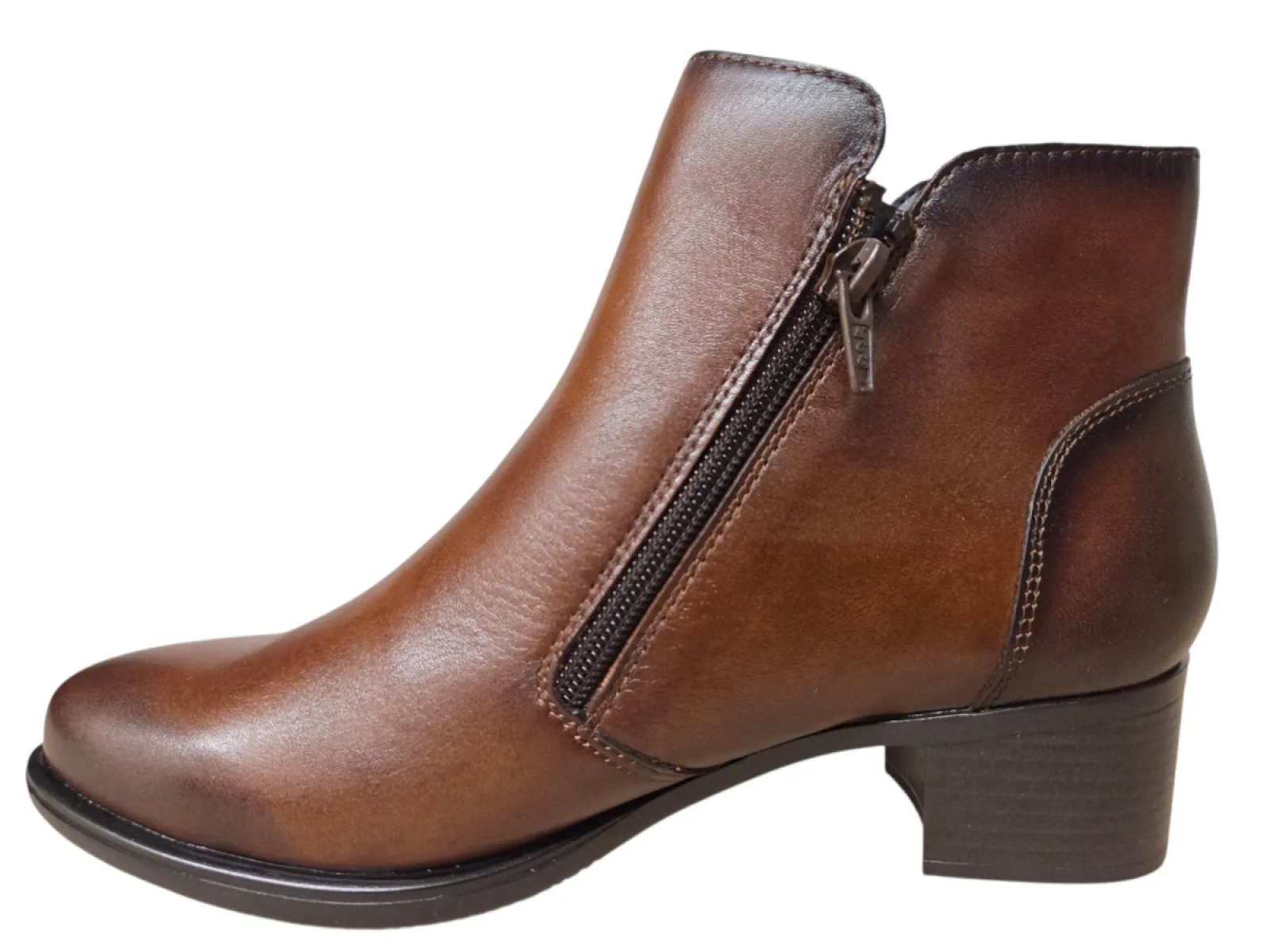 Remonte Remonte R5190-22 Enkellaarzen Bruin Leer Dames