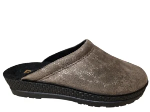 Rohde Rohde 2293 17 Open Pantoffels Sloffen Beige Textiel Dames