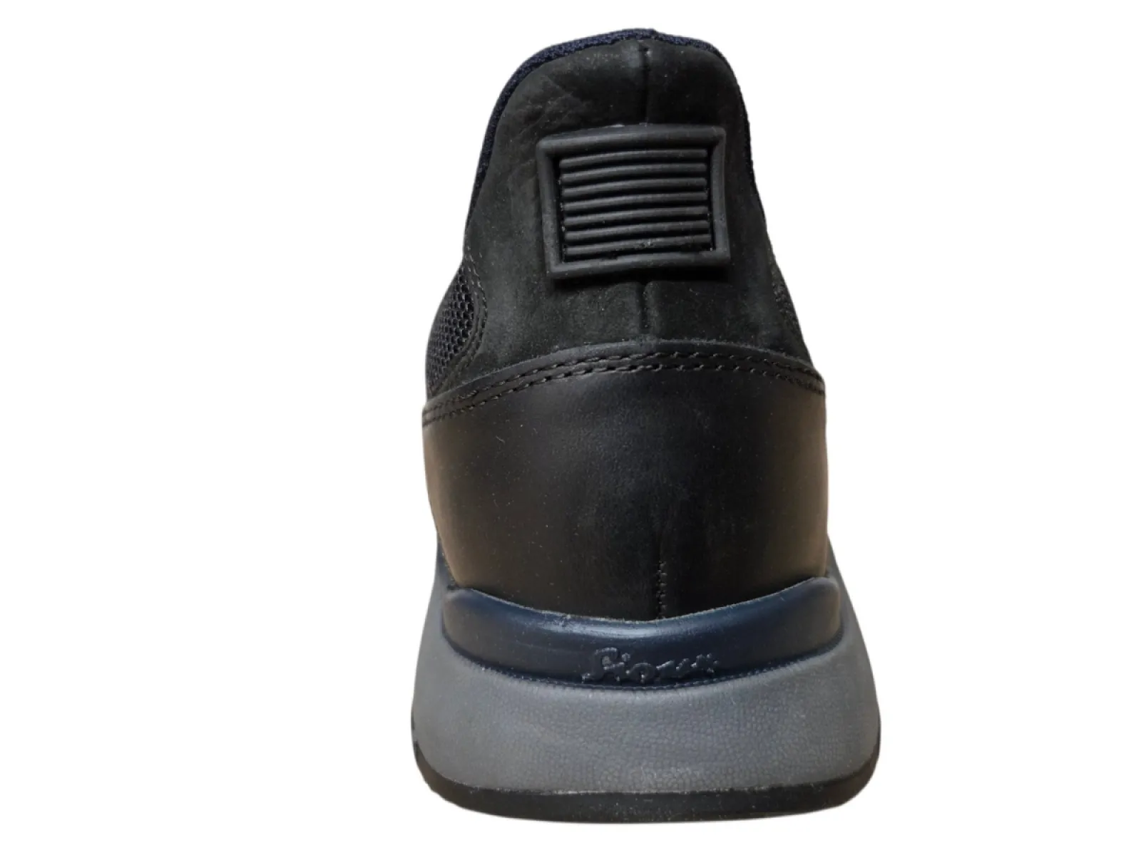 Sioux Sioux 13040 701 H Sneakers Zwart Leer en Nubuck Heren Slip-IN