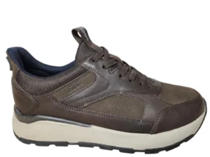 Sioux Sioux 13042 701 H Sneakers Bruin Leer en Heren Slip-In Breedtemaat H