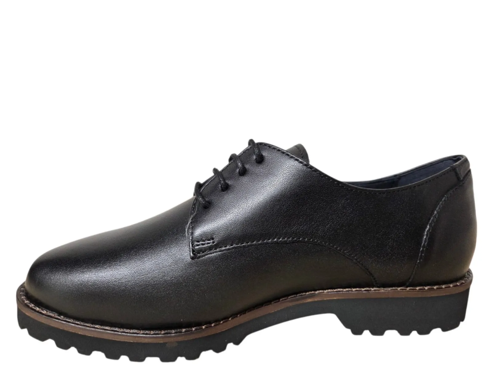 Sioux Sioux 62823 700 H Veterschoenen Zwart Leer Dames