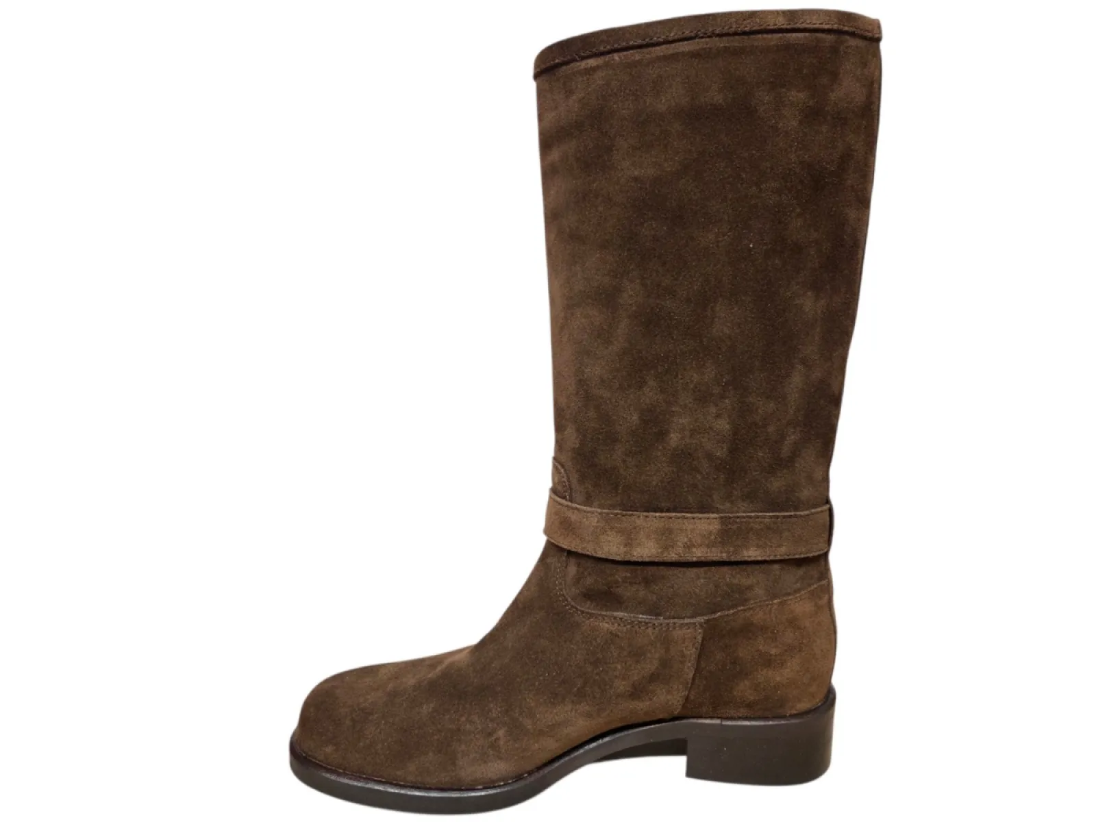 Studio Aria Studio Aria TW701 Crosta Mustang Lange Laarzen Bruin Suede Dames