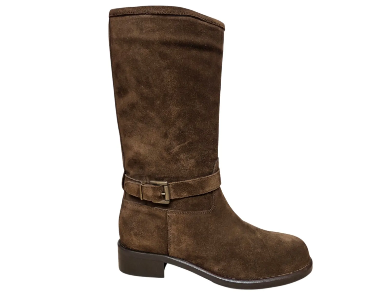 Studio Aria Studio Aria TW701 Crosta Mustang Lange Laarzen Bruin Suede Dames