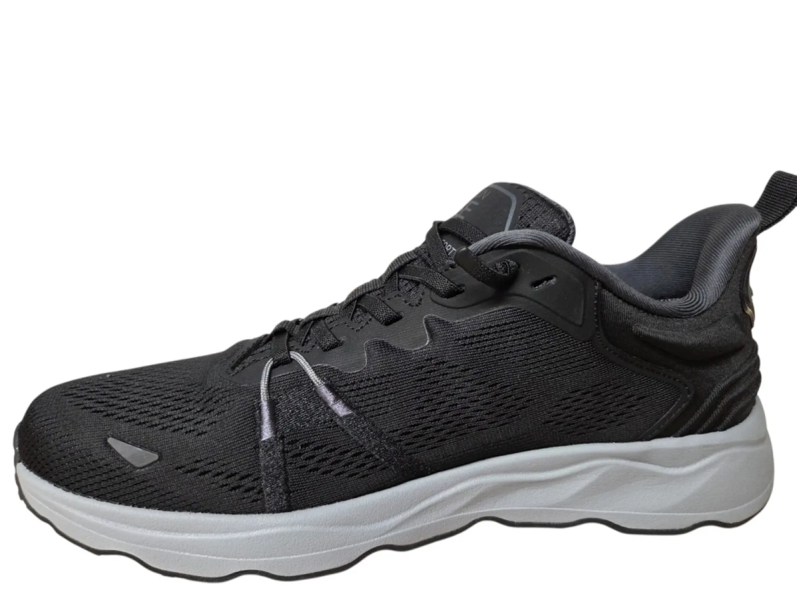 Waldlaufer Waldlaufer 591950 101 001 H Sneakers Zwart Textiel Slip-In Waterproof Heren