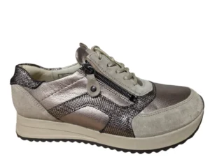 Waldlaufer Waldlaufer 752004 407 093 H Sneakers Beige Leer en Suede Dames