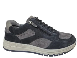 Waldlaufer Waldlaufer 952004 302 806 H Sneakers Blauw Nubuck Heren Breedtemaat H