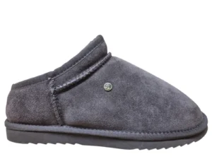 Warmbat Warmbat Conner Men Suede Choco Pantoffels Half Open Sloffen Bruin Suede Heren