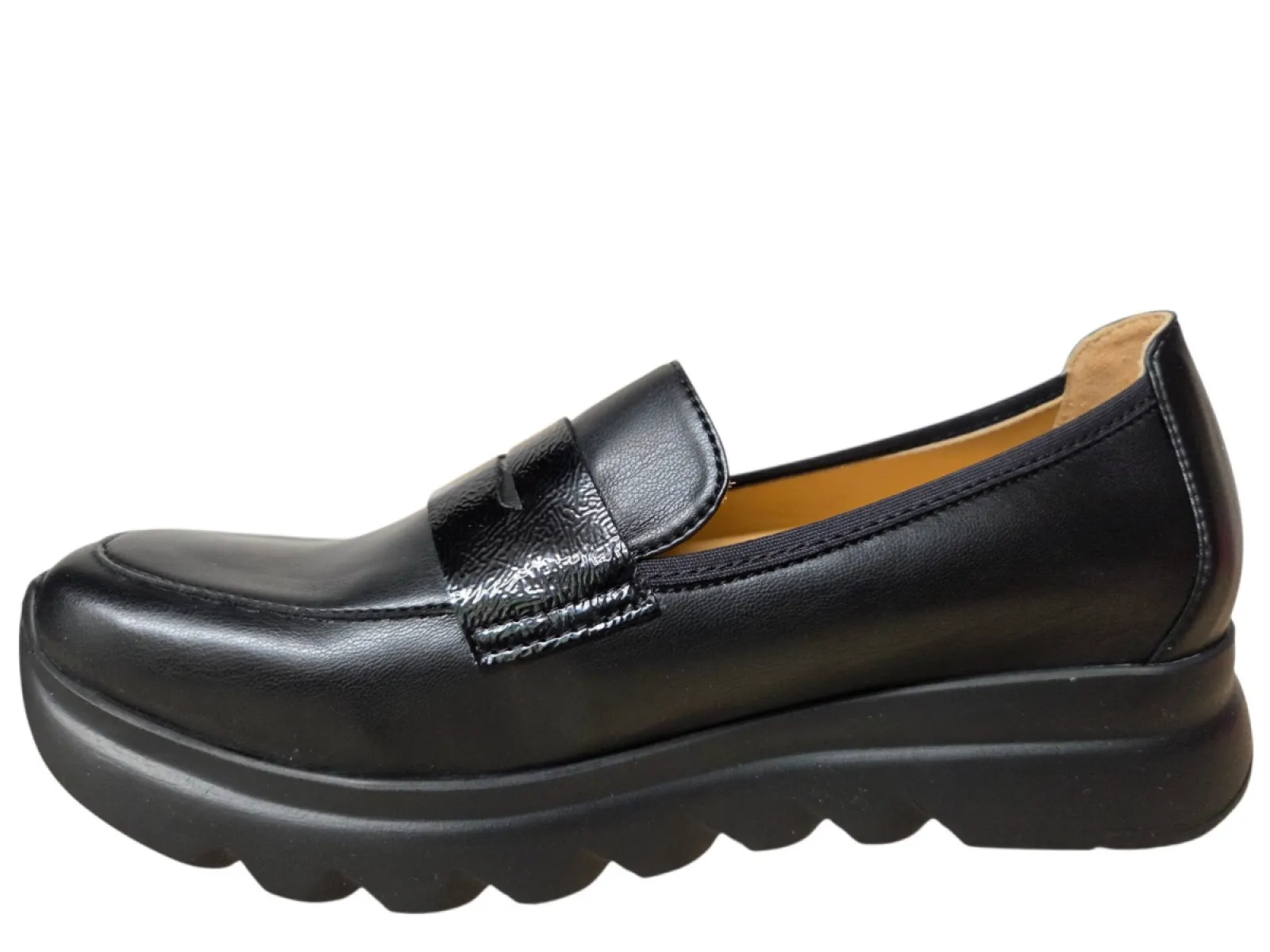 Wolky Wolky 0212780 000 Snoafers Zwart Leer Dames