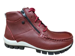 Wolky Wolky 0474030 553 Veterschoenen Rood Leer Dames