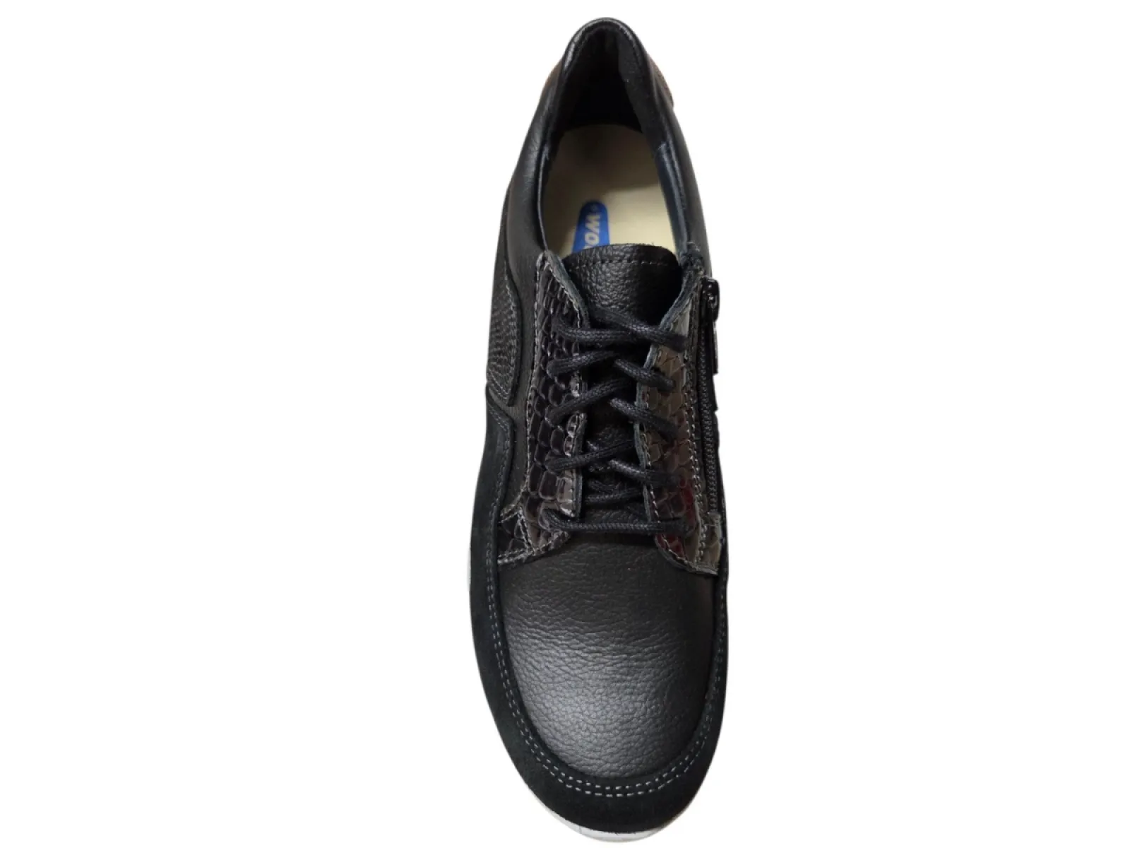Wolky Wolky 0570090 000 Bounce Sneakers Zwart Leer Dames