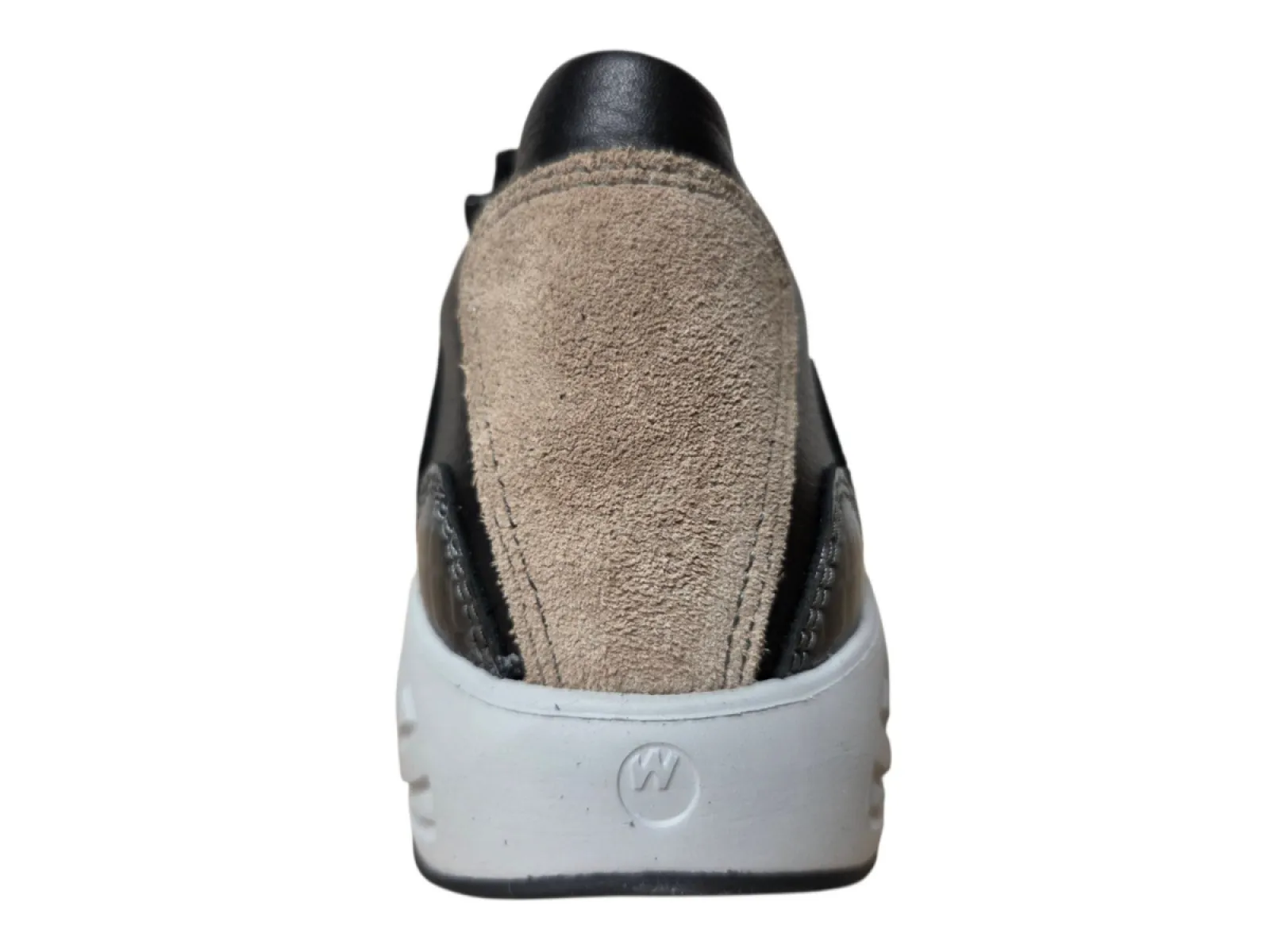 Wolky Wolky 0570090 000 Bounce Sneakers Zwart Leer Dames