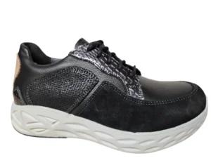 Wolky Wolky 0570090 000 Bounce Sneakers Zwart Leer Dames