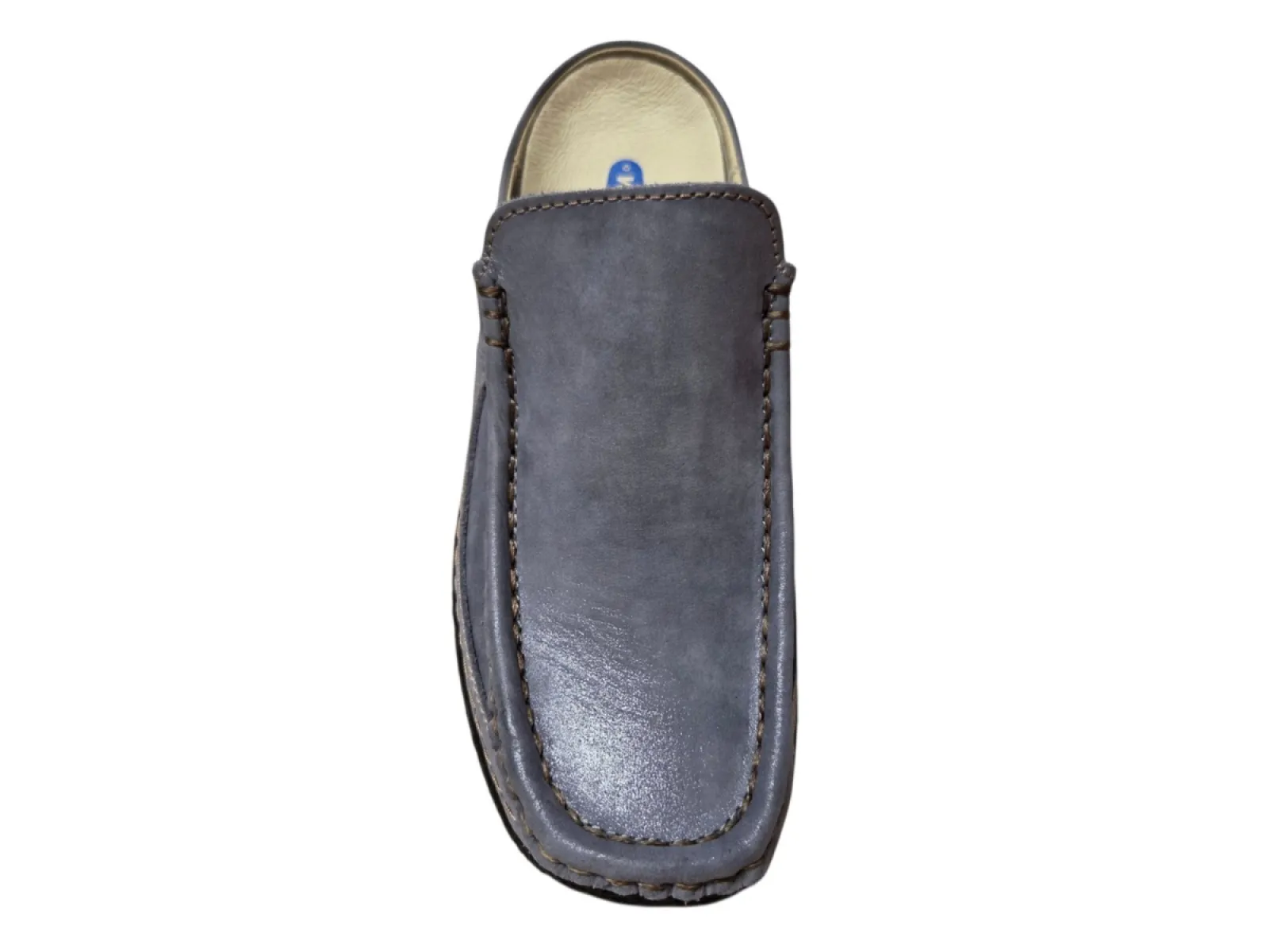 Wolky Wolky 0620236 826 Muilen Open Hiel Instappers Blauw Leer Dames