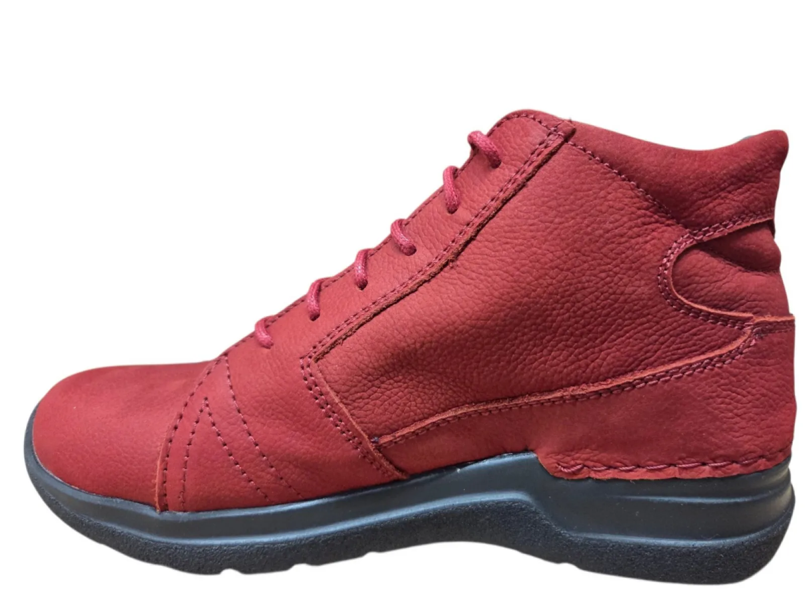 Wolky Wolky 0660611 553 Why Veterschoenen Rood Nubuck Dames