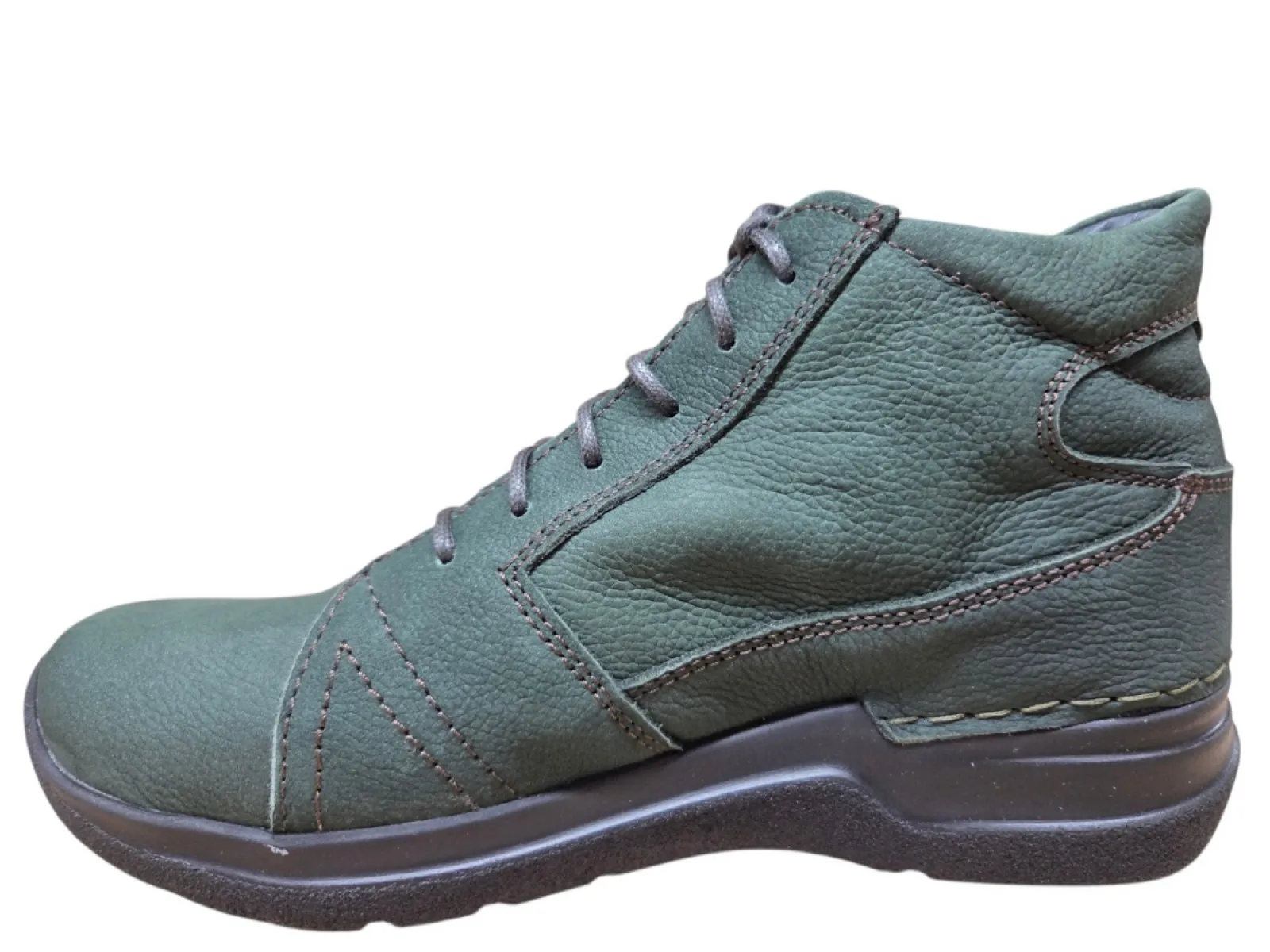 Wolky Wolky 0660611 719 Why Veterschoenen Groen Nubuck Dames