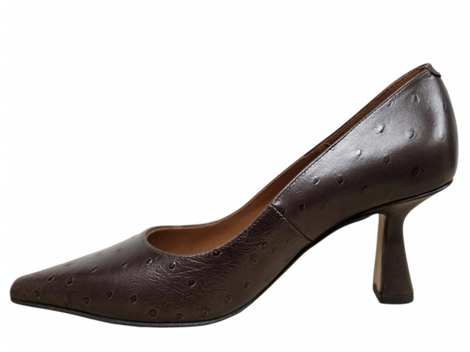 Angel Alarcon Angel Alarcon 26508 458F Ave Testa Pumps Bruin Leer Dames