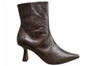 Angel Alarcon Angel Alarcon 26603 458C Ave Testa Enkellaarzen Bruin Leer Dames
