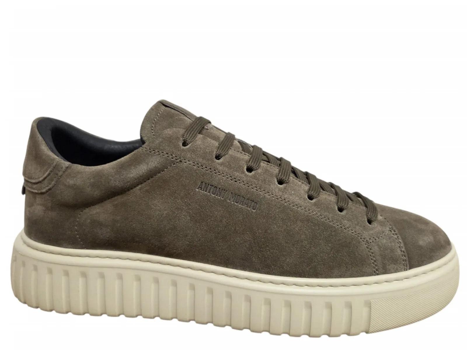 Antony Morato Antony Morato MMFW01950 2077 Nut Sneakers Taupe Suede Heren