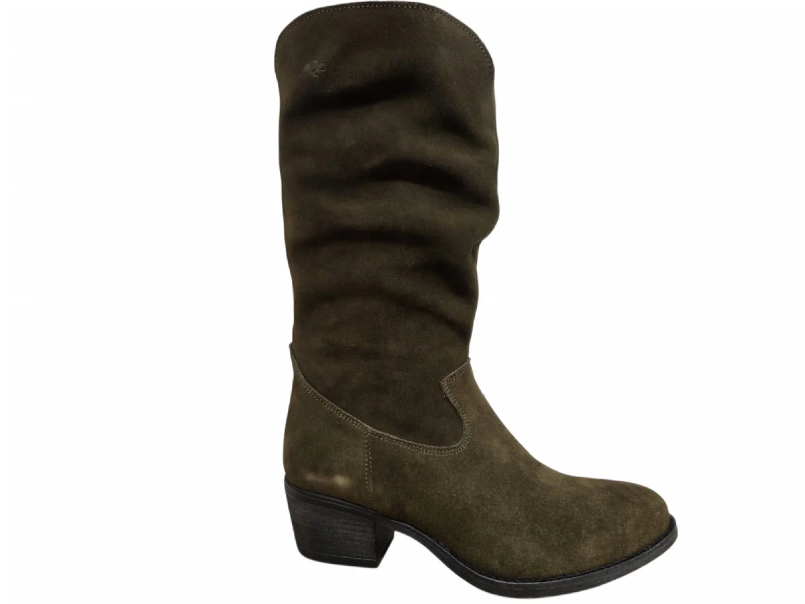 Aqa Aqa A8941 A61 Laarzen Groen Suede Dames