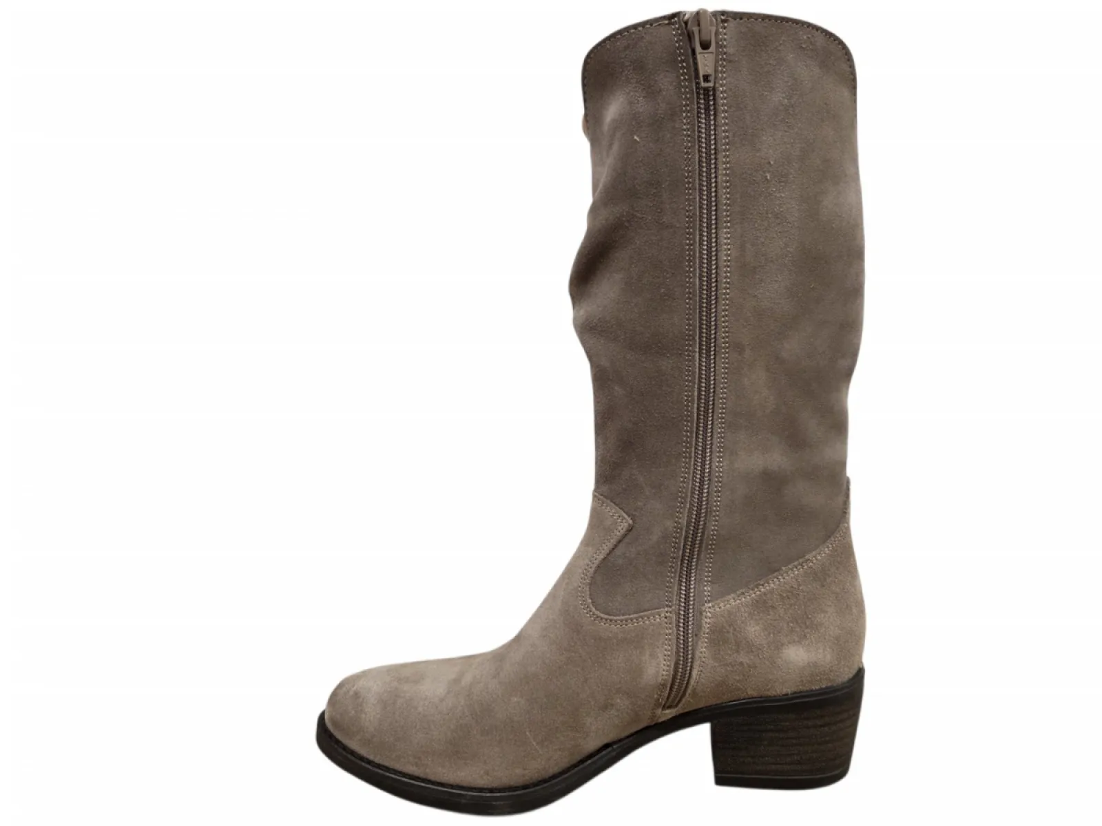 Aqa Aqa A8941 A64 Laarzen Beige Suede Dames
