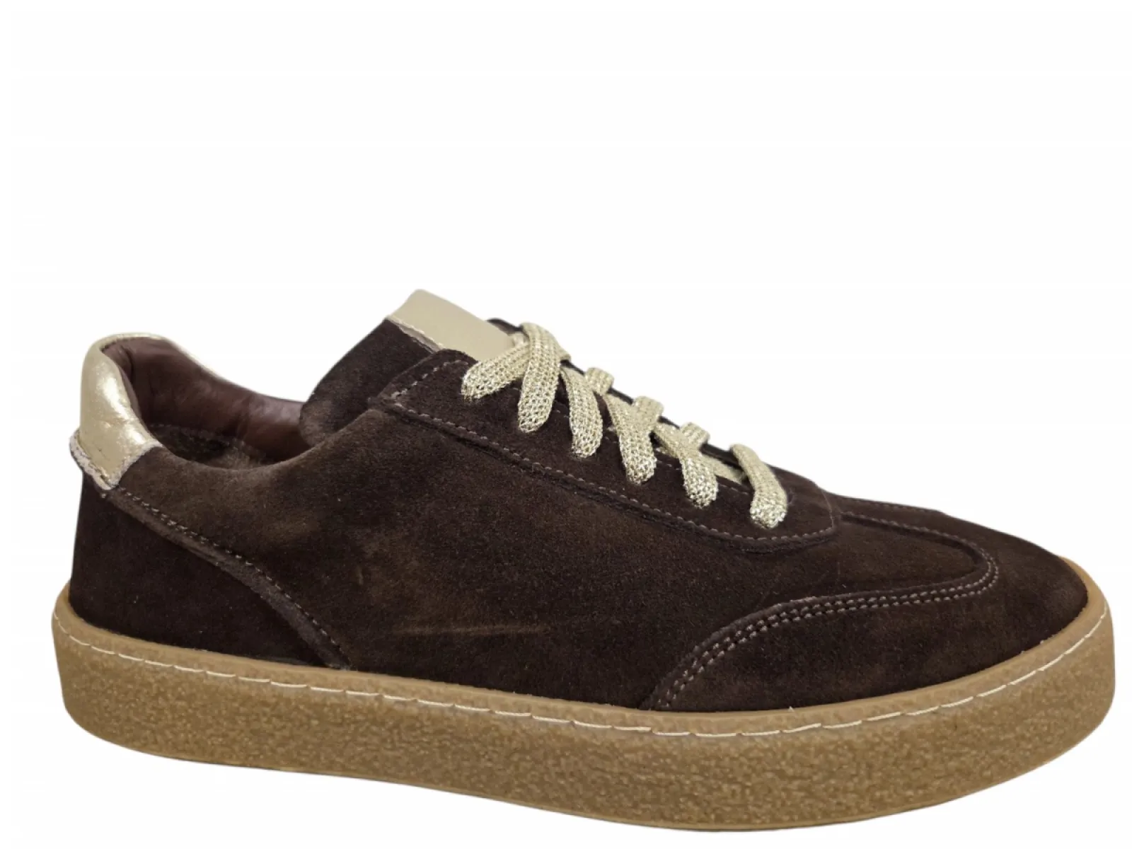 Aqa Aqa A8988 26933-2 Sneakers Bruin Suede Dames
