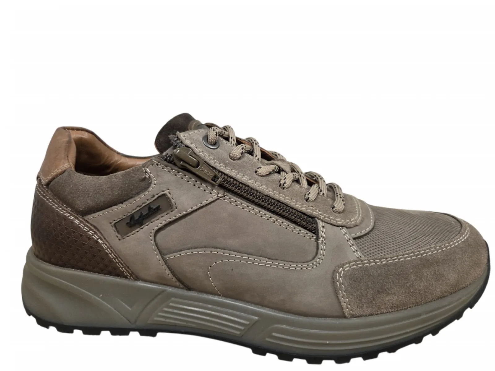Australian Australian Discover L62 Taupe Brown Tan Sneakers Taupe Leer Combi Heren