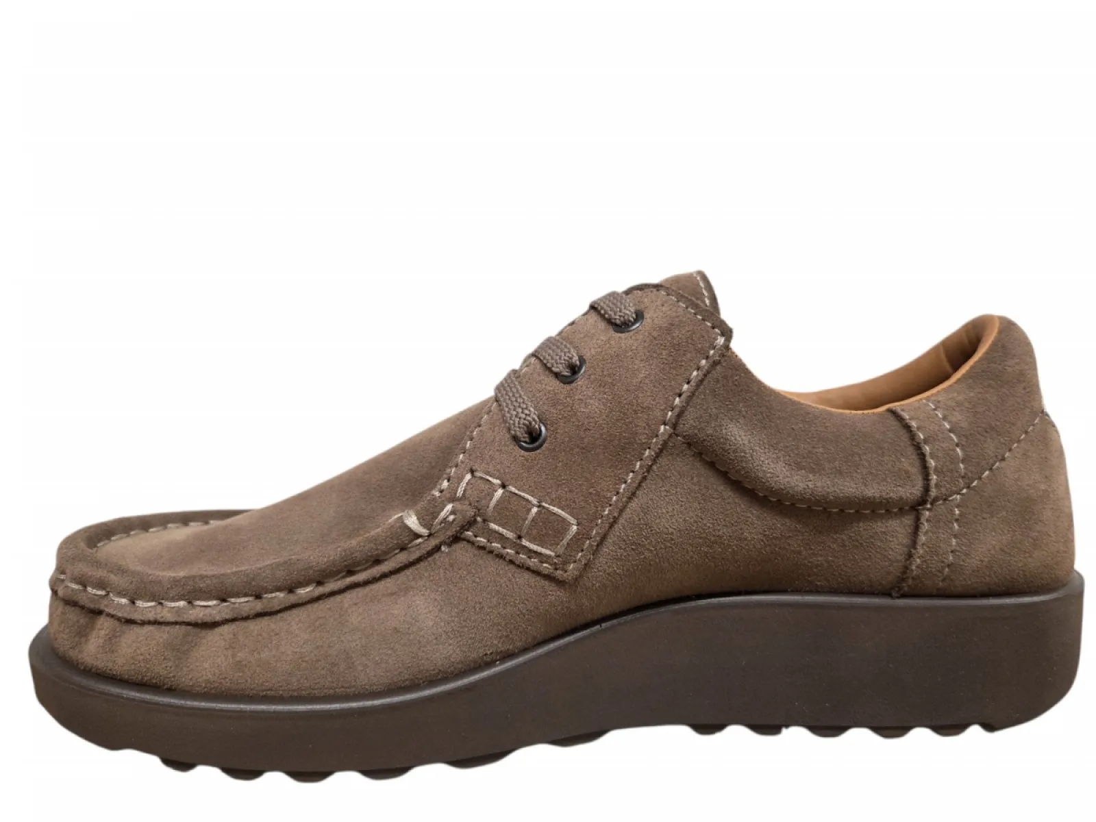 Ecco Ecco 540804 05482 Veterschoenen Beige Suede Heren
