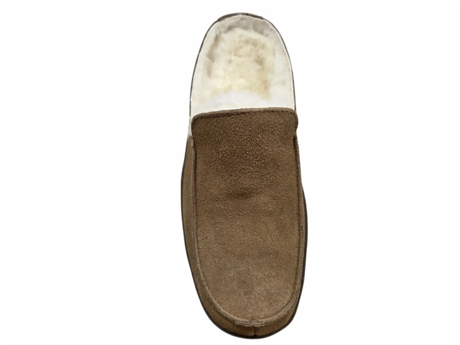 Fellhof Fellhof 3540 Cognac Pantoffels Dichte Sloffen Cognac Suede Heren