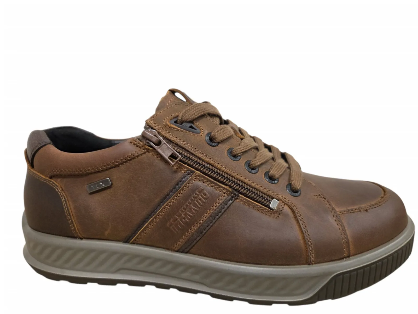 G Comfort G Comfort A-953CC Tan Sneakers Bruin Nubuck Heren Breedtemaat K