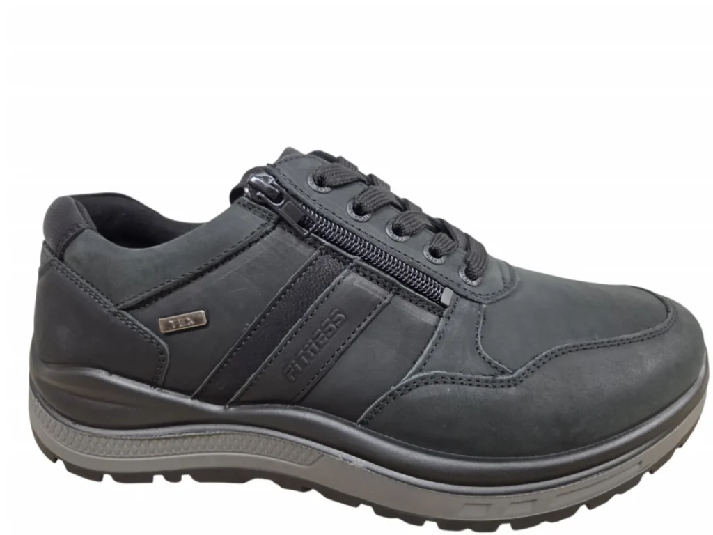 G Comfort G Comfort R-1292SC Black Veterschoenen Zwart Nubuck Tex Heren