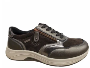 G Comfort G Comfort R-5189-1BC Bronce Combi Sneakers Brons Bruin Leer en Suede Dames