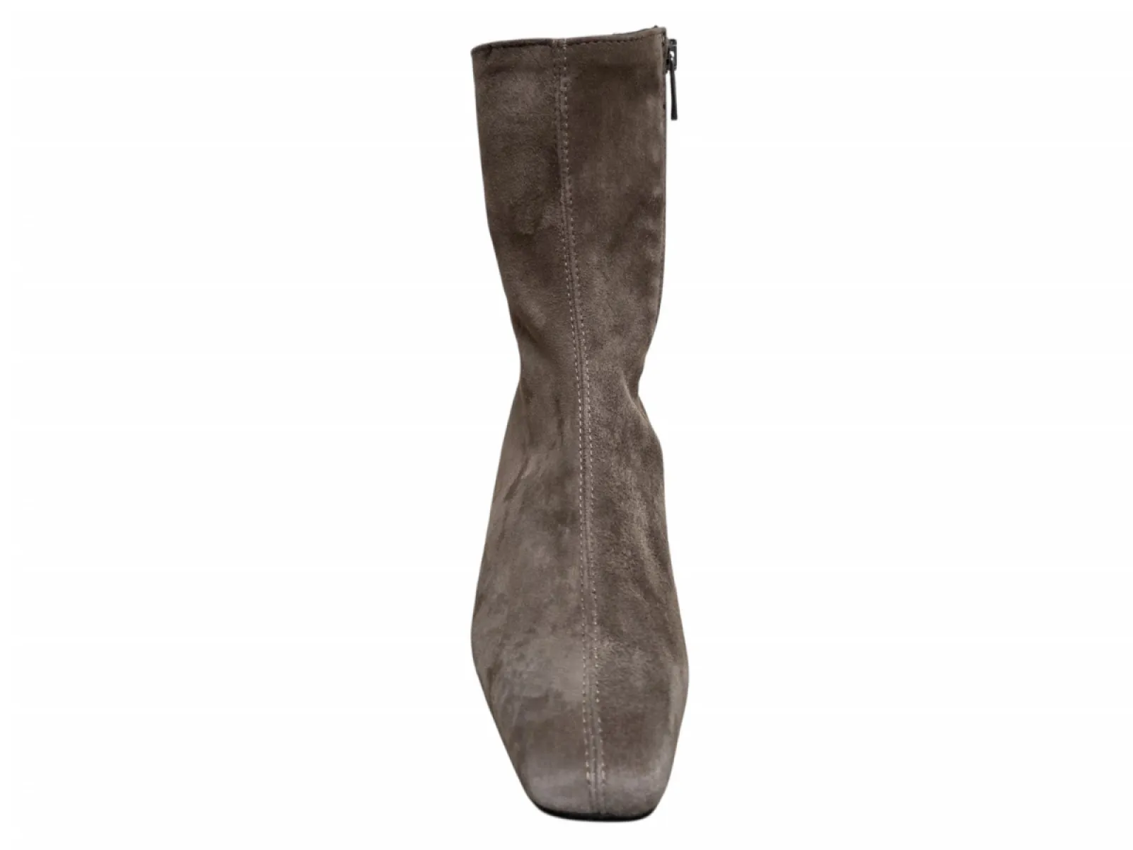 Gianluca Pisati Gianluca Pisati Isabel Camoscio Enkellaarzen Taupe Suede Dames