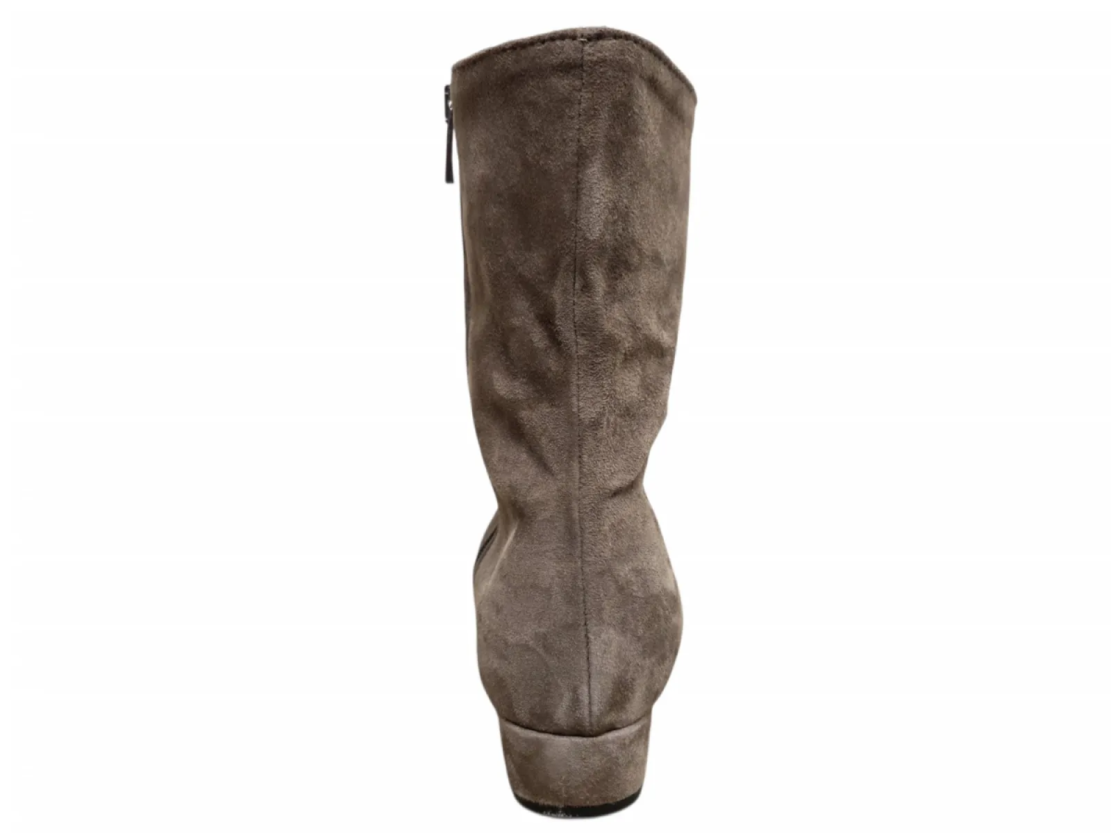 Gianluca Pisati Gianluca Pisati Isabel Camoscio Enkellaarzen Taupe Suede Dames