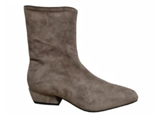 Gianluca Pisati Gianluca Pisati Isabel Camoscio Enkellaarzen Taupe Suede Dames