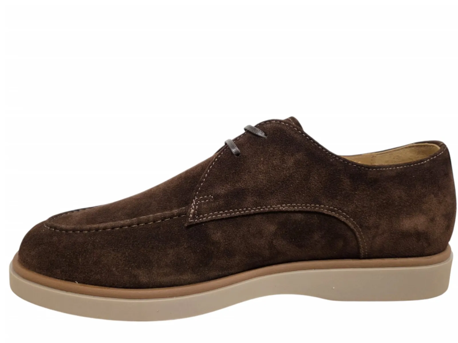 Giorgio Giorgio 5641308 Boy 211 Choco Nette Veterschoenen Bruin Suede Heren