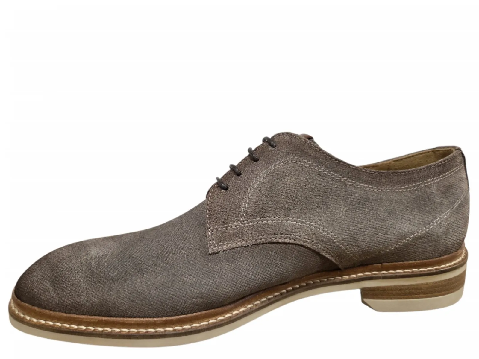 Giorgio Giorgio 8581641 Daytona 77 mud Nette Veterschoenen Taupe Suede Heren