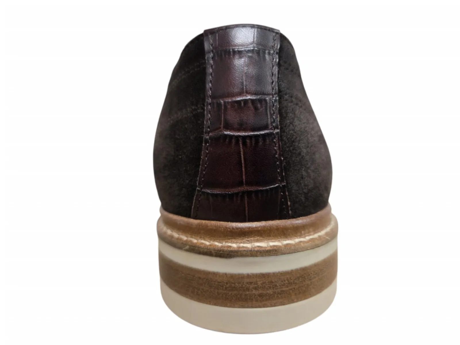 Giorgio Giorgio 8581644 Light-boy 02 sycomore Nette Veterschoenen Donker Bruin Suede Heren Breedtemaat H