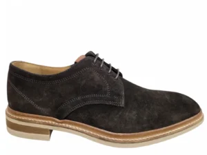 Giorgio Giorgio 8581644 Light-boy 02 sycomore Nette Veterschoenen Donker Bruin Suede Heren Breedtemaat H