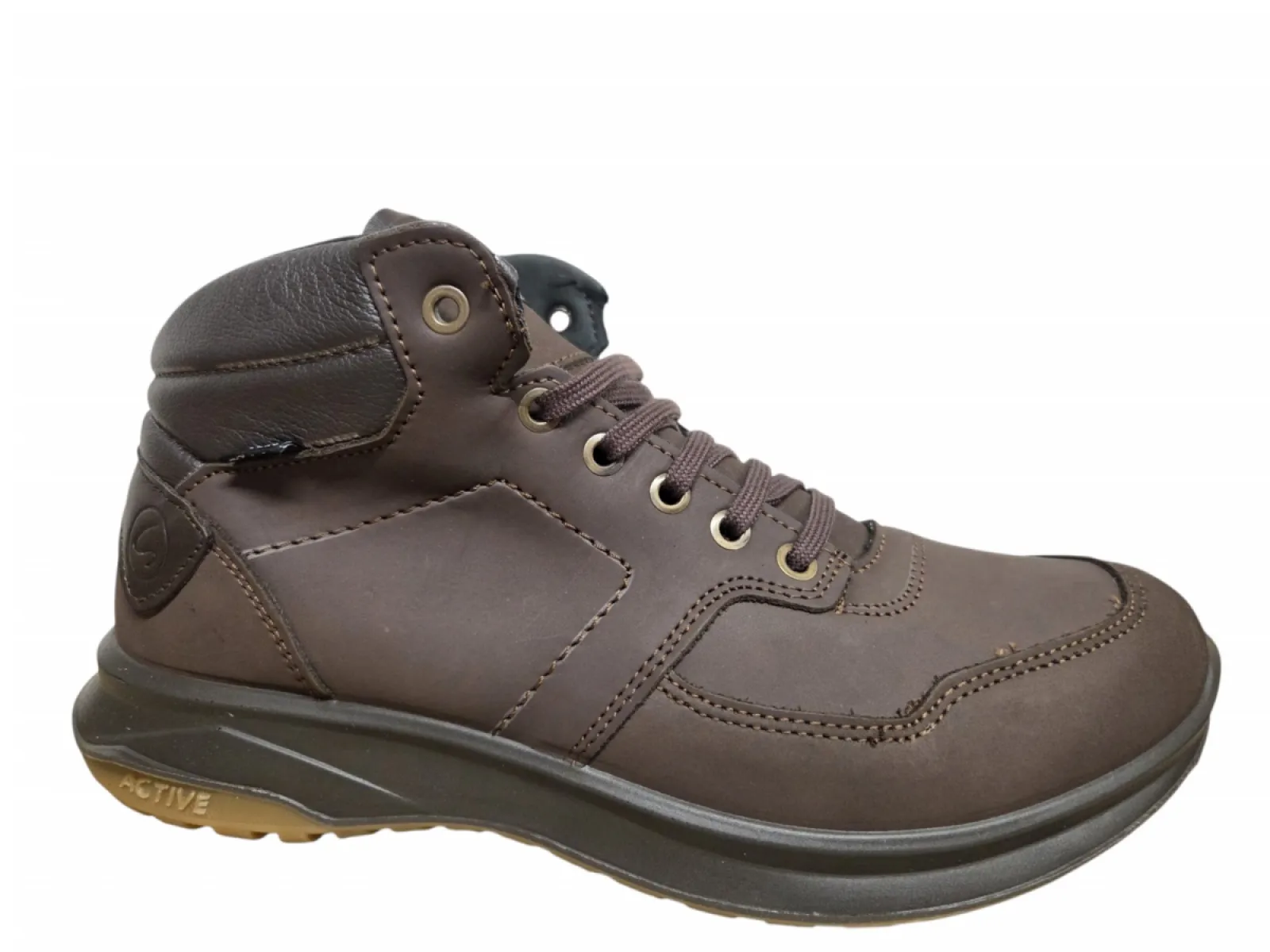 Grisport Grisport GRI 44113 brown 04 Hoge Veterschoenen Bruin Nubuck Heren