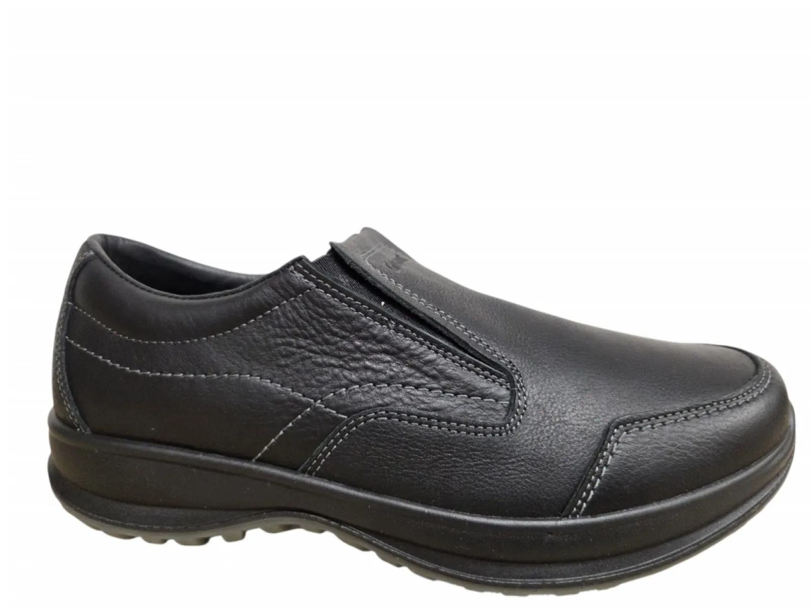 Grisport Grisport Gri 8615 zwart Instappers Zwart Leer Heren