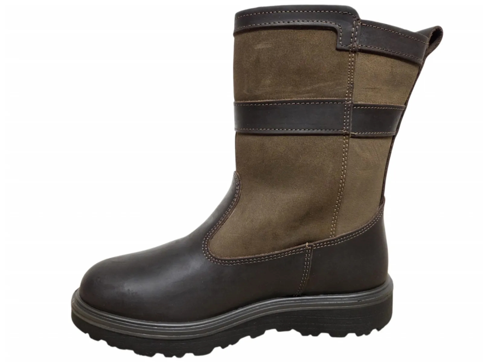 Grisport Grisport Gri Midland Brown 04 Laarzen Bruin Nubuck en Rubber Uniseks