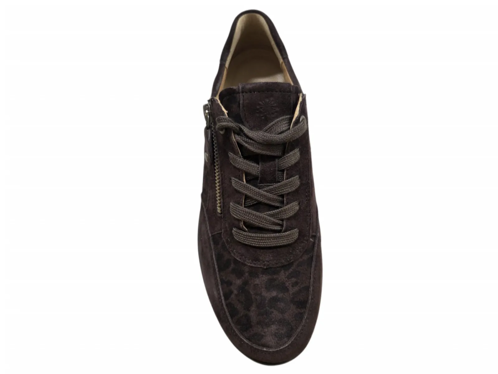 Hartjes Hartjes 162.1617/34 77.77 Sneakers Bruin Suede Dames Breedtemaat K
