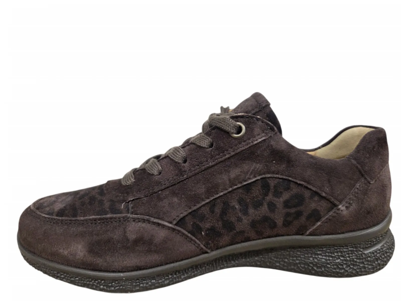 Hartjes Hartjes 162.1617/34 77.77 Sneakers Bruin Suede Dames Breedtemaat K