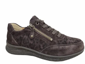 Hartjes Hartjes 162.1617/34 77.77 Sneakers Bruin Suede Dames Breedtemaat K