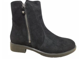 Hartjes Hartjes 172.1315/30 01.00 G Enkellaarzen Zwart Suede Dames