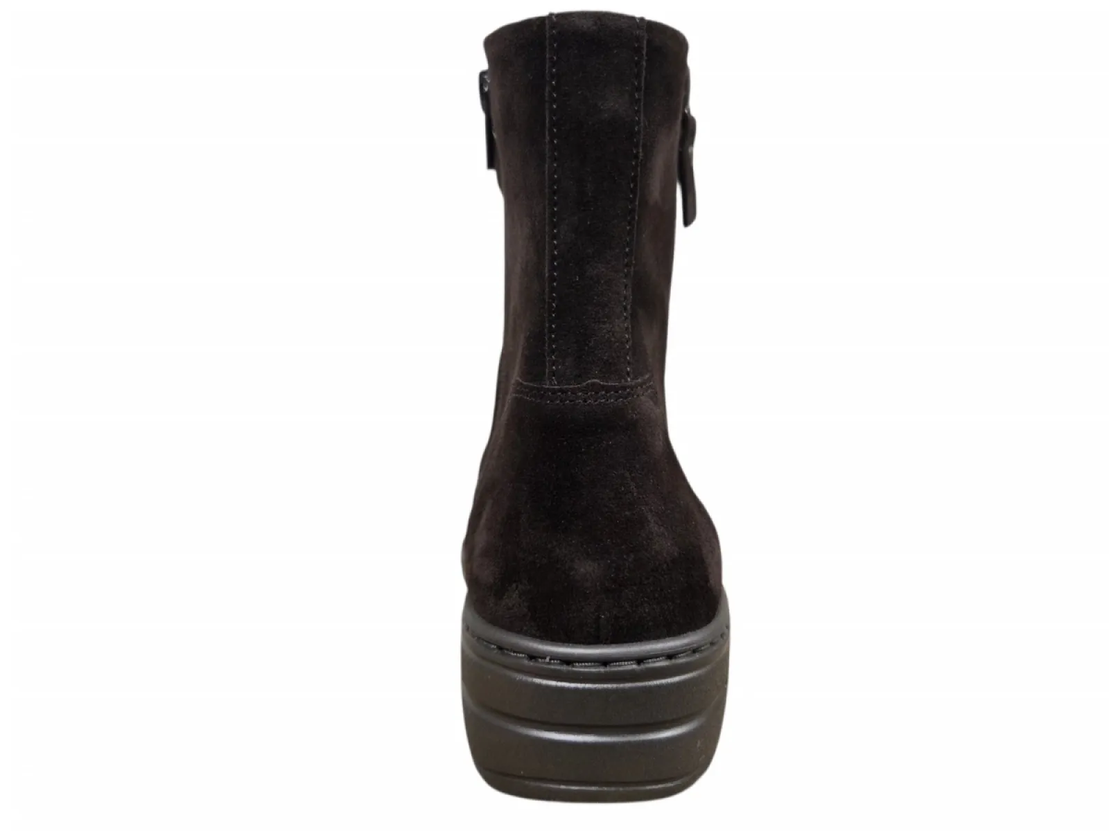 Hartjes Hartjes 172.1709/30 77.00 K Soul Enkellaarzen Bruin Suede Dames Breedtemaat K