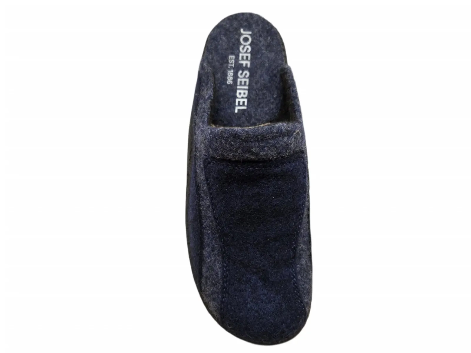 Josef Seibel Josef Seibel Monaco H12 Ocean Combi Pantoffels Open Sloffen Blauw Vilt Heren