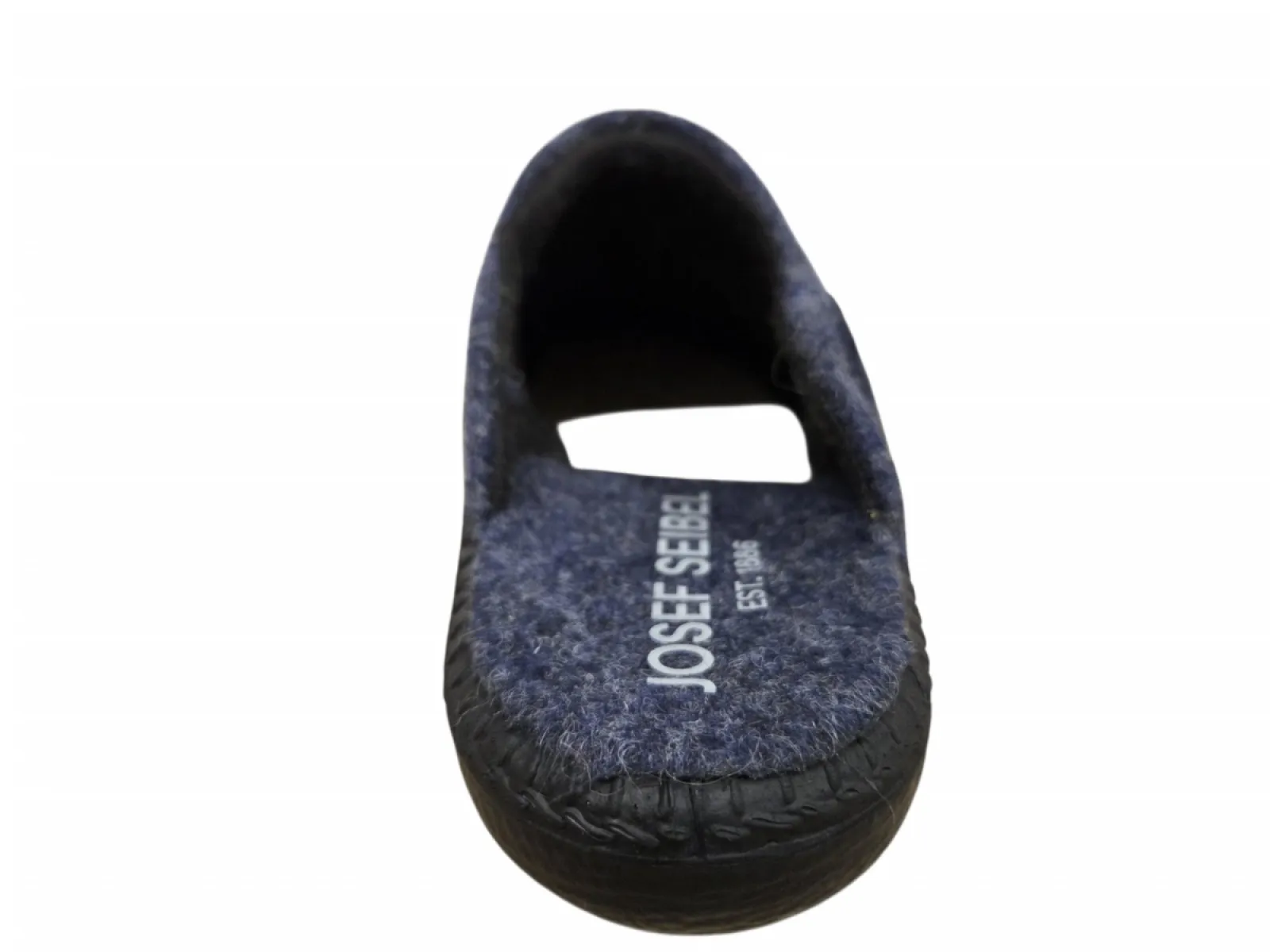 Josef Seibel Josef Seibel Monaco H12 Ocean Combi Pantoffels Open Sloffen Blauw Vilt Heren