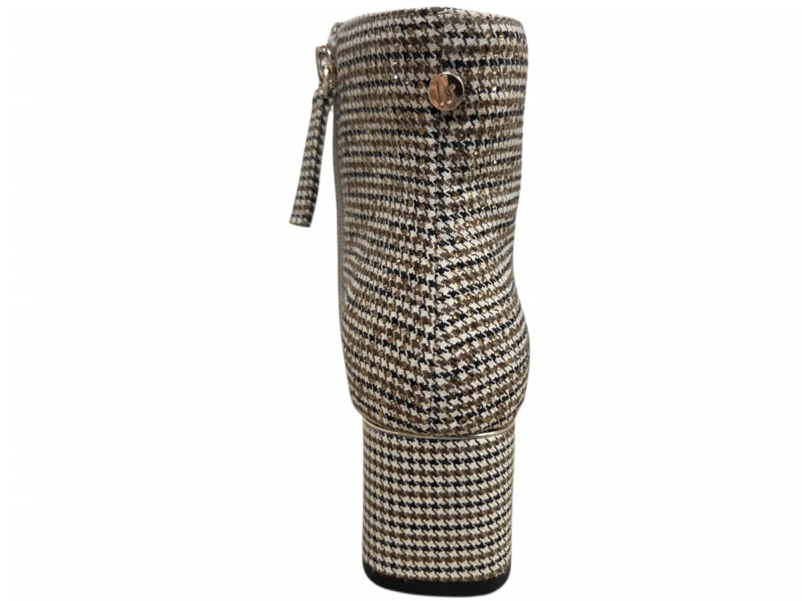 La Strada La Strada 2323228 4022 Beige Enkellaarzen Beige Textiel Strass Dames