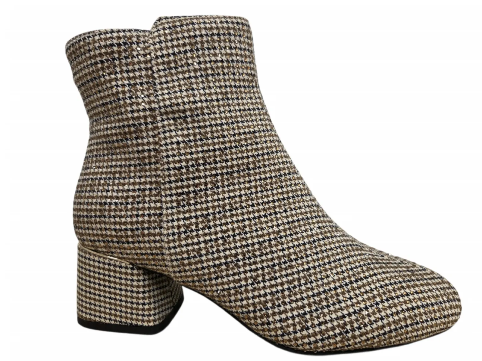 La Strada La Strada 2323228 4022 Beige Enkellaarzen Beige Textiel Strass Dames